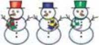 Cool Dude Snowman - Rubber Stamp