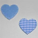 HEART Cute Blue Patchwork Hearts