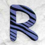 Wooden Letter 'R' Handpainted