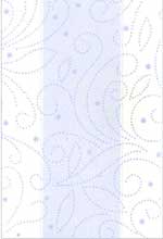 Pack 5 Lilac Spiral Design Cards & White Envelopes