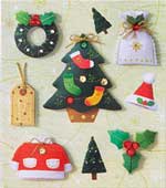 Christmas Tree & Santa Suit - 3D Decoupage Stickers