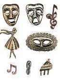 Opera & Ballet Metal Embellishments