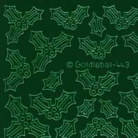 Holly Sprigs - Green Peel Off