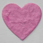 Diecut Heart Pale Pink pack of 10