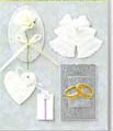 Wedding White Rose & Rings - 3D Decoupage Stickers
