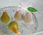 The Perfect 'Pair' Pear Candles in Organza Bags