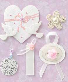 2 Doves on Hearts - 3D Decoupage Stickers