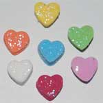 HEART Mini Glittery Foam Hearts
