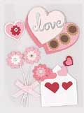 Valentine's Love & Envelope Stickers