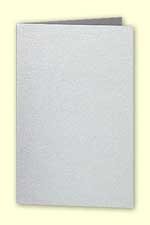 Silver Linen Blank Card 114X178mm & Envelope