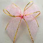 Pink and Gold Luxury Bow