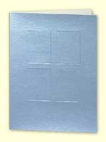 Baby Blue 4 Panel Card 150x203mm & Envelope