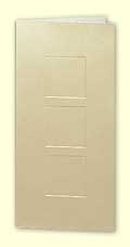 Ivory 3 Panel Card 100x210mm & Envelope
