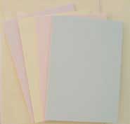 Luxury Felt Lilac Card & White Envelope (126x177mm)