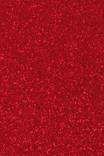 Self-Adhesive Deep Red Glitter Paper A4