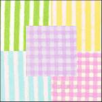 Mixed Set Colour & Stripe Mulberry Paper