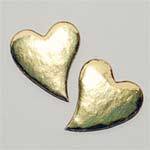 Curvy Gold Hearts