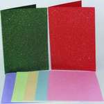 Card Pack Solid Glitter & Envelopes