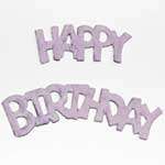 Happy Birthday Diecut - Lilac