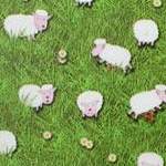 Sheep (Grass Background) - Vellum Paper