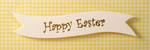 Banner - Happy Easter Gold & Cream Banner