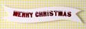 Banner - Merry Christmas Banner - Red