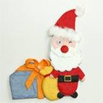 Cheeky Santa Topper