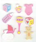 Foam Baby Girl Accessories Luxury 3D Stickers