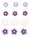 Twelve Purple Flowers