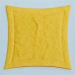 Mulberry curved square blanks - Yellow, pack of 50