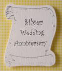 Verse - Silver Wedding Anniversary Scroll