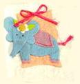 Elephant Cute Card Topper