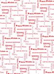 Xmas Glitter Background Christmas Words Design A4