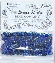 Sapphire Glass Beads