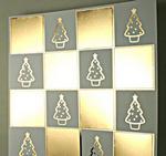 DieCut Christmas Trees Card Toppers - Gold