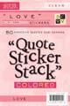 Insert Quote Stacks - Coloured Love Stickers