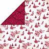 Designer 2-Sided Christmas Trees and Sleighs Scrapbooking Paper