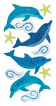 Glitter Dolphin Stickers