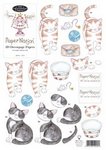 Cats - Decoupage Paper