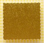 Square Deckled Panels, pack of 50 - Textured Luxury Gold