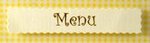 WEDDING - Banner - Menu Gold and Cream Pack of 25