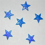 STARS Mini Shiny Stars - Blue